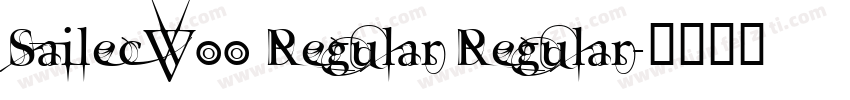SailecW00 Regular Regular字体转换